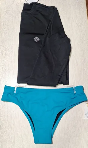 Conjunto camisa proteção UV+ calcinha biquíni M