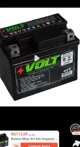 Bateria de moto 