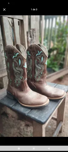 Bota texana feminina 