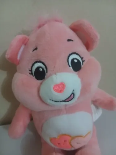 Ursinho Carinhoso/care bear "Love a lot" rosa  fofo e delicado