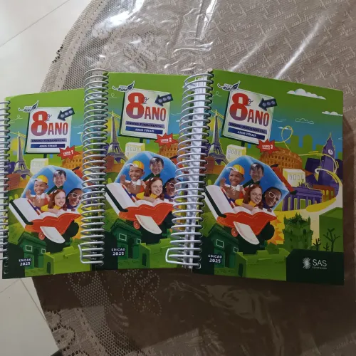 Kit livros SAS Educação - Coleção Asas 8° ano 2025