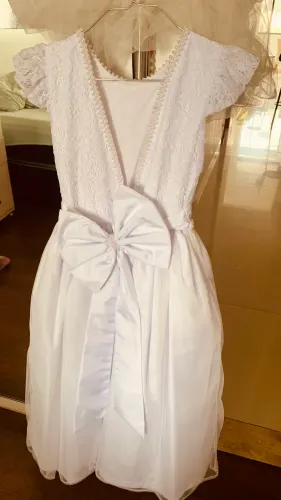 Vestido daminha 6 a 8 anos