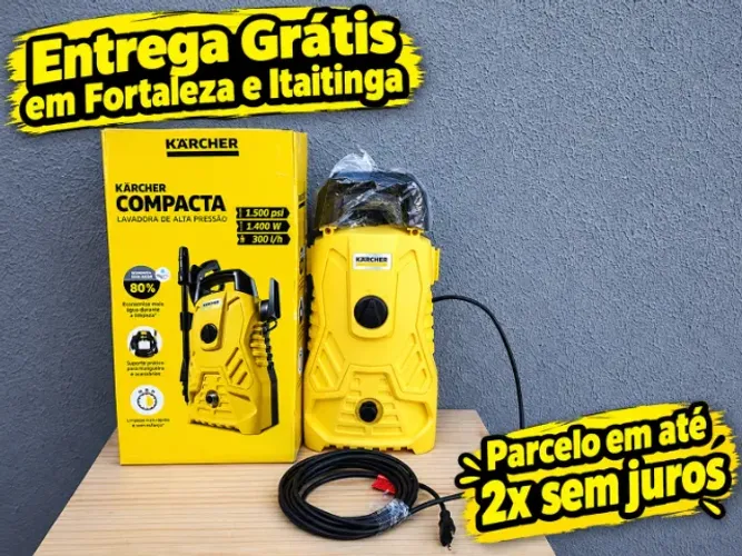 Lavadora de Alta Pressão Kärcher Compacta NOVA*