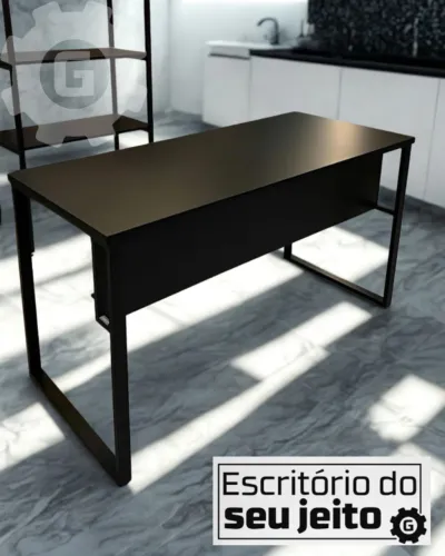 Mesa de Escritório REFORÇADA 1,1m NOVA Industrial Computador Notebook Estudo Escrivaninha