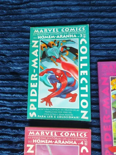 HQ marvel comics as primeiras histórias do homem aranha n 3 ,4 e 6 Edição luxo