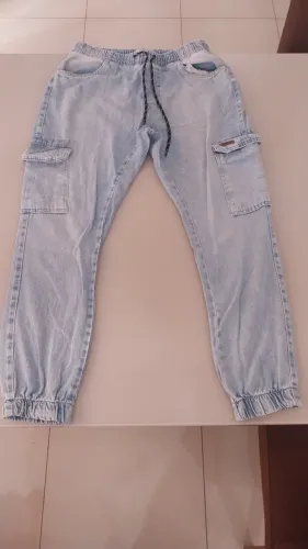 Calça jeans Cargo