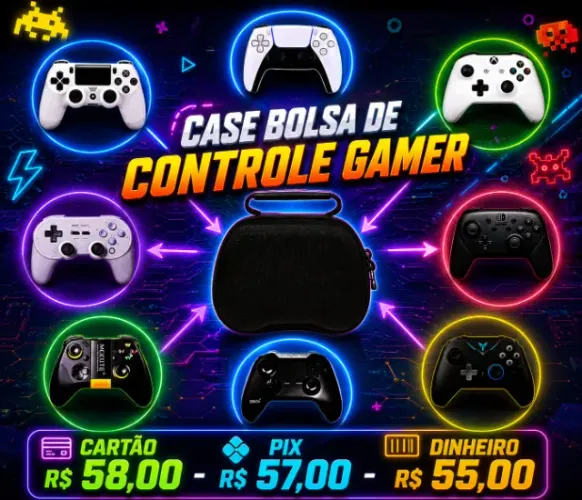 CASE BOLSA DE CONTROLE GAMER