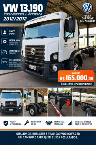 Caminhão bem conservado, único dono