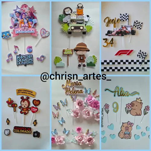 Topos de Bolo Personalizados 
