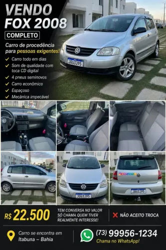 Volkswagen Fox City 1.0 MI/ 1.0mi Total Flex 8V 5P 2008