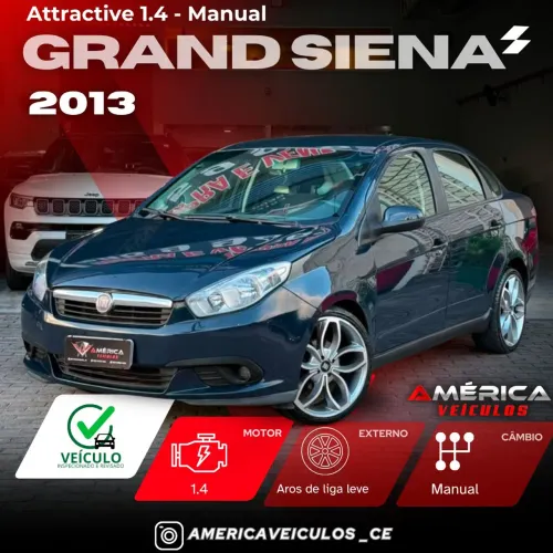 Fiat Grand Siena Attrac. 1.4 EVO F.flex 8V 2013