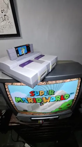 Super Nintendo SNES + TV de Tubo