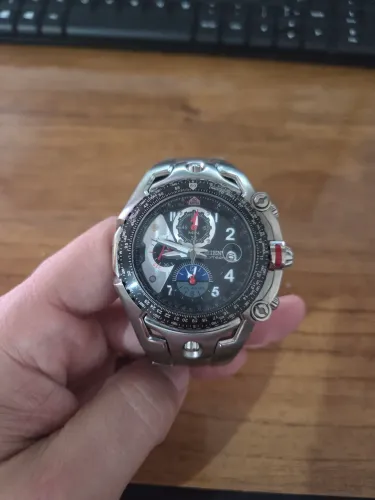 Relógio Orient flytech titanium
