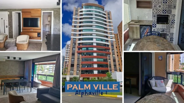 PALM VILLE, Alphaville I  Apartamento com 03 Quartos e 113m² disponível para venda por R$1