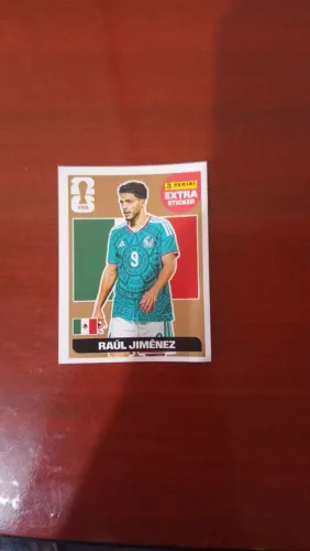 Carta/figurinha legend bronze do Raul Jimenez mexico