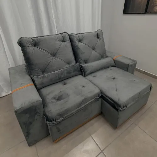 Sofá retrátil e reclinavel 2 metros 