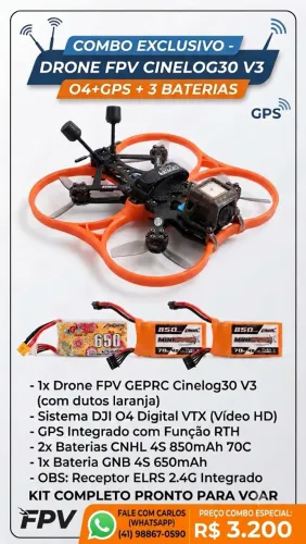 Drone FPV - Cinelo30 V3 - DJI O4 - GPS
