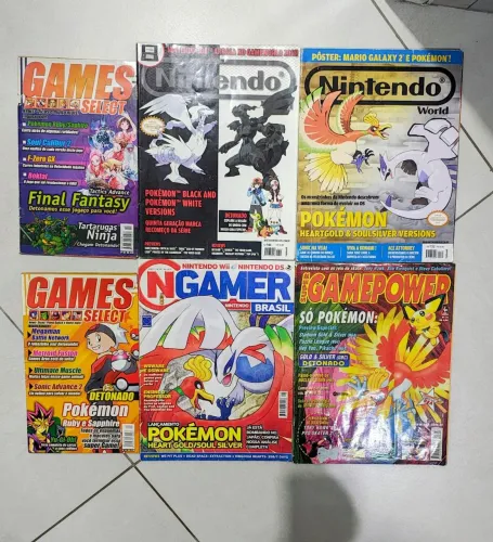Lote de Revistas Pokémon 