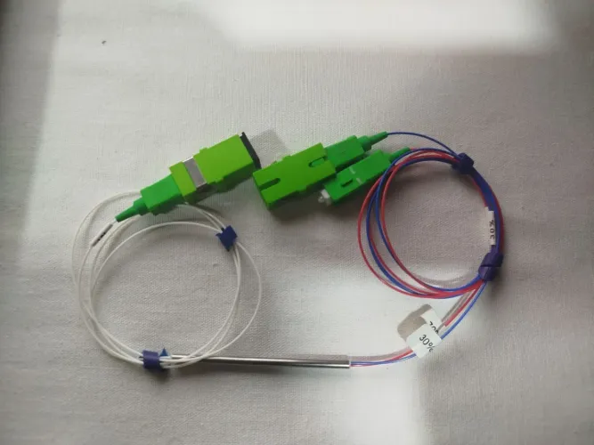 Splitter Óptico FBT Conector SC/APC (Divisor de Fibra)