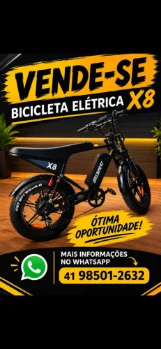 Bicicleta elétrica onesport x8