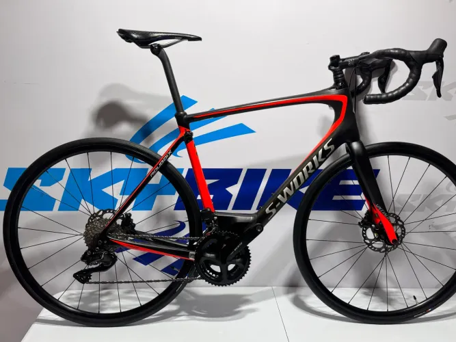 BICICLETA SPECIALIZED S-WORKS ROUBAIX CARBON DISC TAMANHO 58 SEMI NOVA 