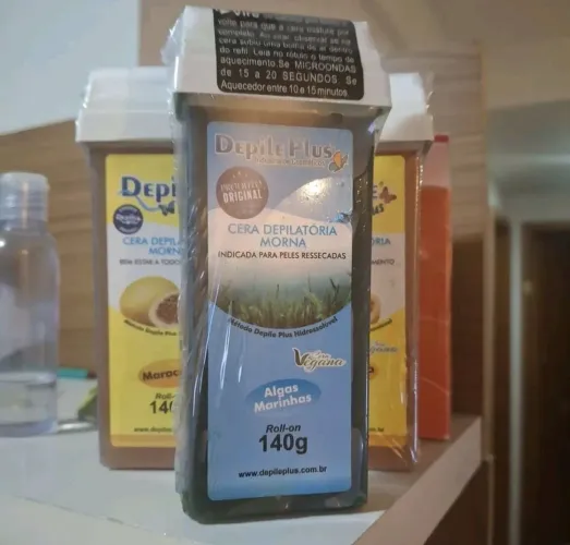 cera hidrosoluvel roll lon par depilação depill plus valor por cada 