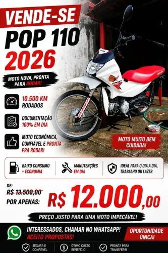 HONDA POP 110i ES 2026