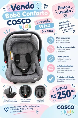 Bebê conforto Cosco Kids Wizz 0 a 13kg