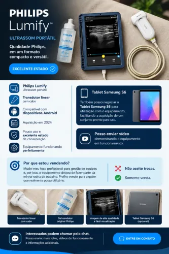 Ultrassom Portátil Philips Lumify - Excelente Estado