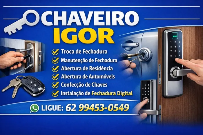 Chaveiro 24 horas.