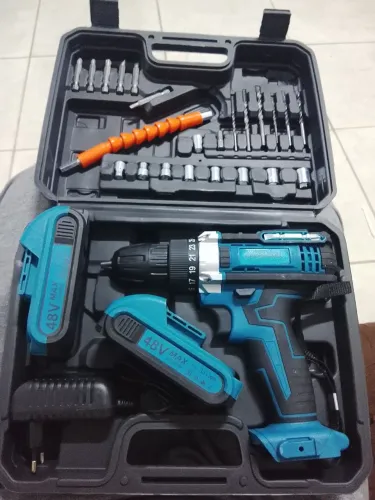 ? Kit Furadeira/Parafusadeira 48V MAX Completo