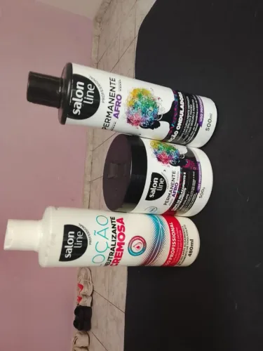 KIT COMPLETO PERMANENTE AFRO SALON LINE - SEMINOVO