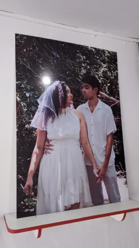 Quadro para cavalete     Recepção de casamento    15 anos