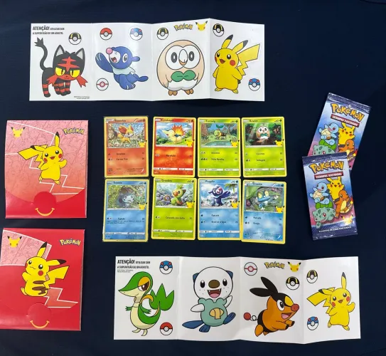 Coleção Pokémon McDonald?s 2021 (2 kits)