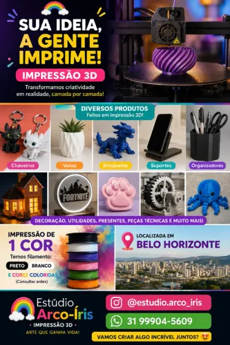 Decoração/peças de impressão 3d sob encomenda