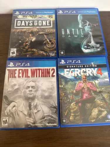 Jogos Ps4 50,00 cada