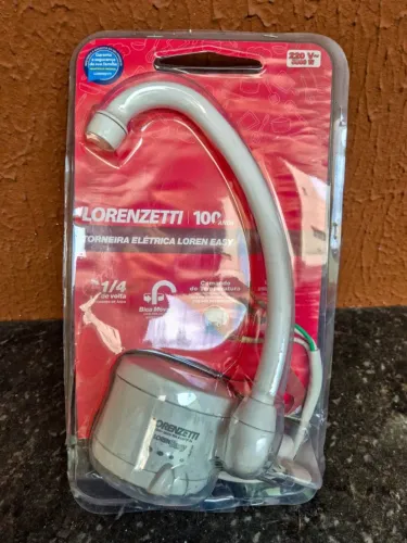 Torneira Elétrica Lorenzetti Loren Easy 4 Temperaturas Parede Bica Alta 5500W 220V