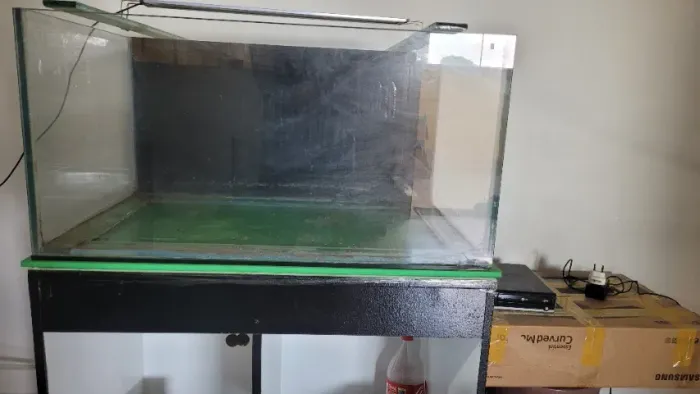 Aquario 160l 80c x 50l x 40a vidro extra clear de 10mm