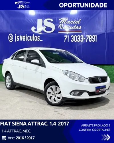 Fiat Grand Siena Attrac. 1.4 EVO F.flex 8V 2017