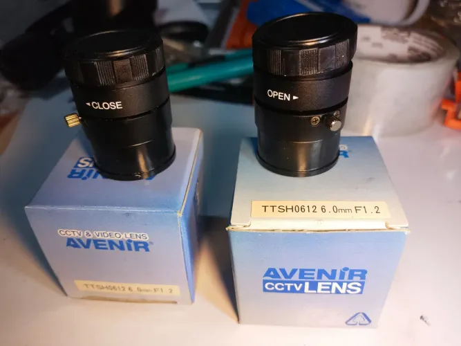 Lente de Foco cctv MoD TTSH 6.0MM F1 para CFTV.