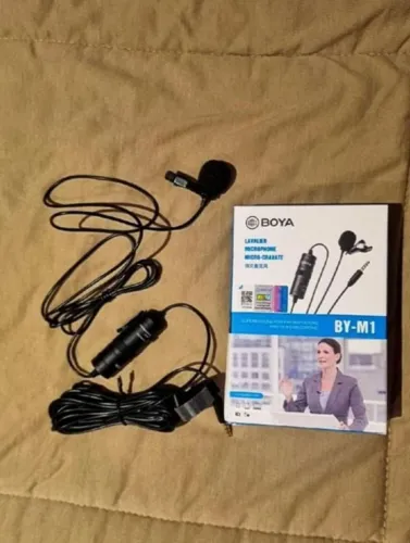 Microfone Lapela Boya Original