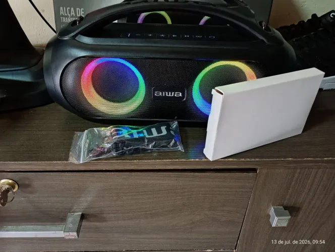 Caixa de som Aiwa 50w rms