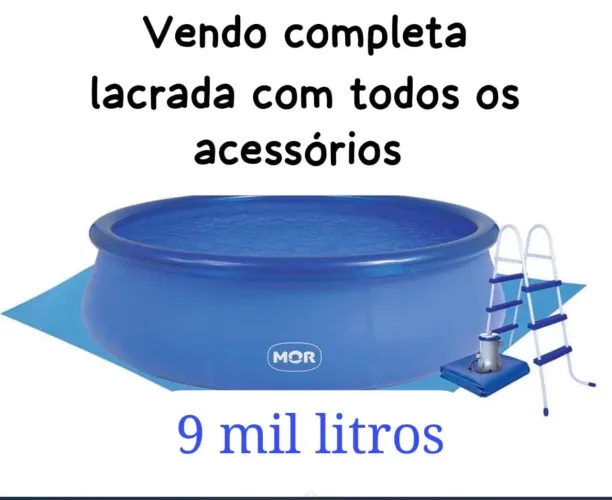 Vendo piscina 9 mil litros