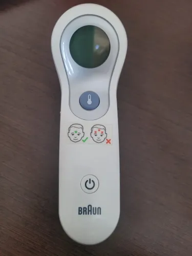 Termômetro Digital Infravermelho Braun NTF 3000 - Sem Contato