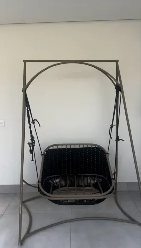 Balanço com suporte a venda