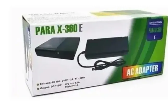 Carregador fonte para X-360 E