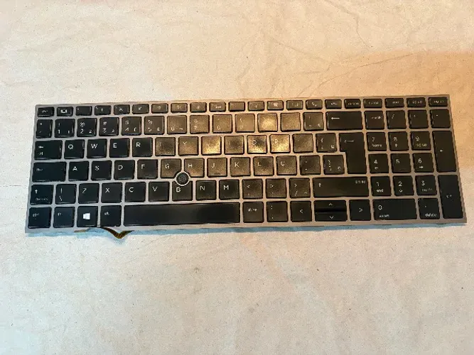 Teclado para notebook HP L12764-201  sucata -  leia