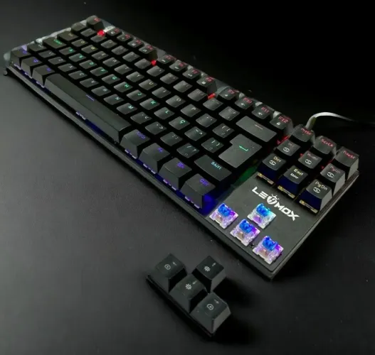 TECLADO C/FIO ILUMINADO RGB REF: LEY-2080