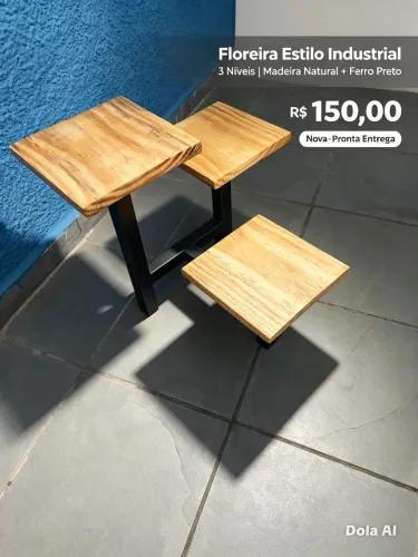 Floreira estilo industrial