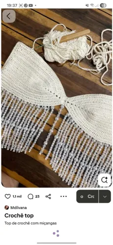 Top de crochê- carnaval ?